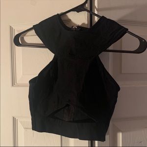 Nasty Gal Black Crop Top